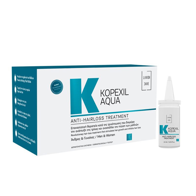 Kopexil Aqua Anti-Hair Loss Treatment, open box