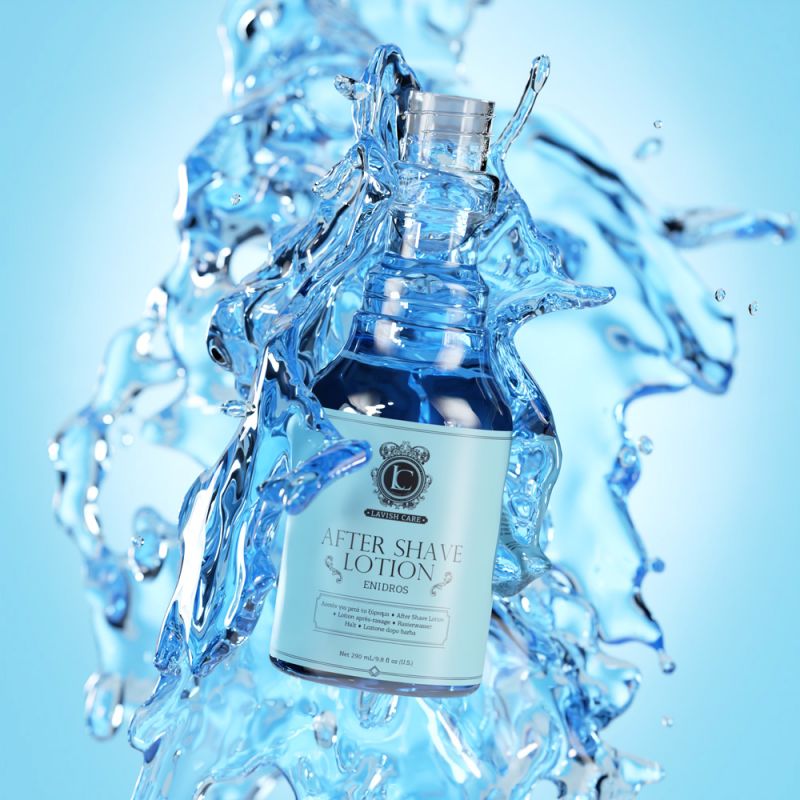 After Shave Lotion Enidros - 290ml, tilted angle