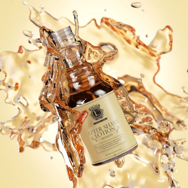 After Shave Lotion Odysseus - 290ml, tilted angle