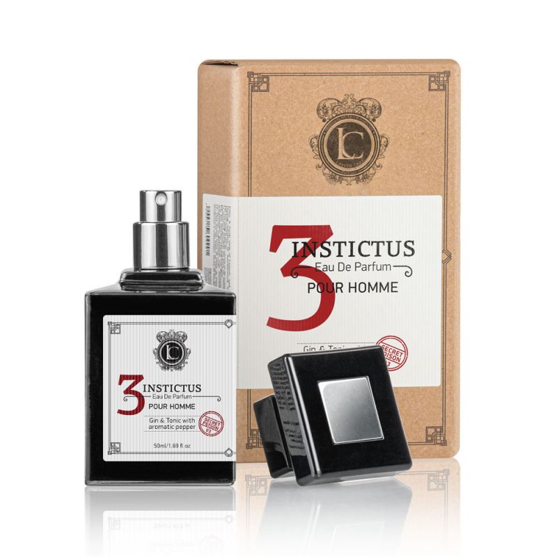 No3 - INSTICTUS Eau De Parfum - 50ml, full bottle