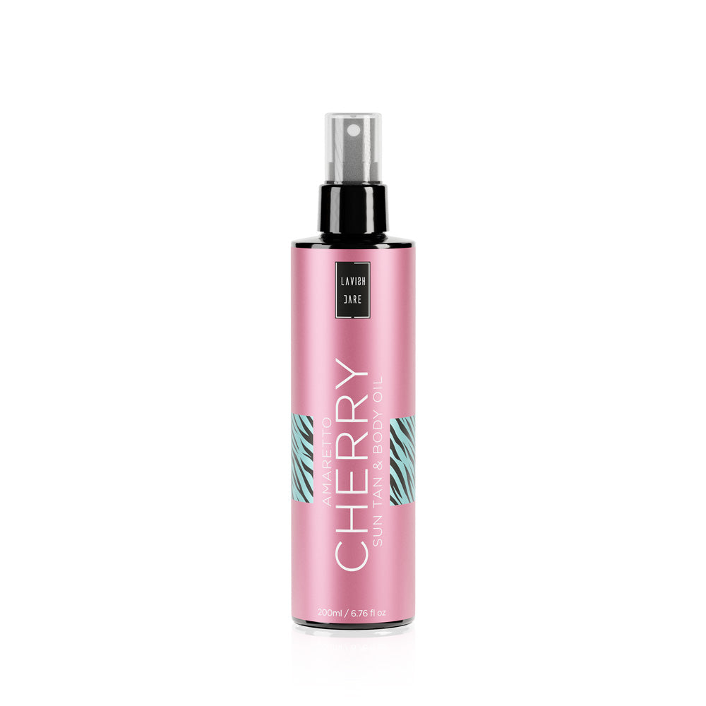 AMARETTO CHERRY SUN TAN & BODY OIL - 200ml