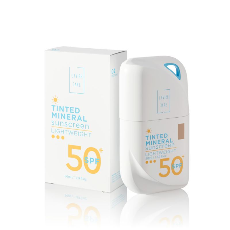 Tinted Mineral Sunscreen No2 Medium Shade, box