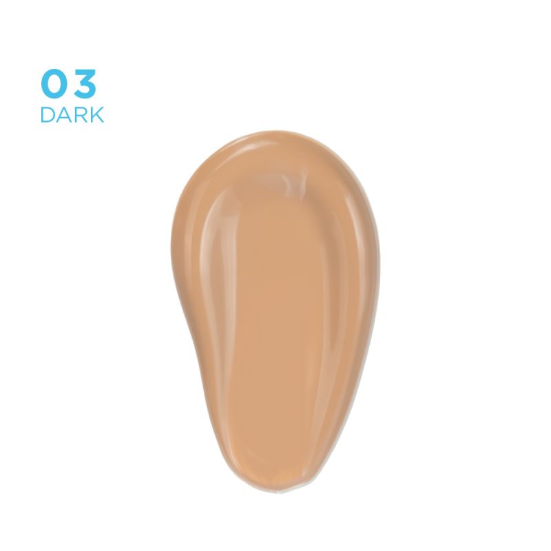 Tinted Mineral Sunscreen No3 Dark Shade, smear texture