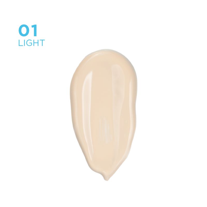 Tinted Mineral Sunscreen No1 Light Shade, smear texture