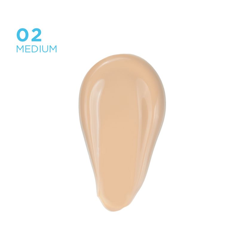 Tinted Mineral Sunscreen No2 Medium Shade, smear texture
